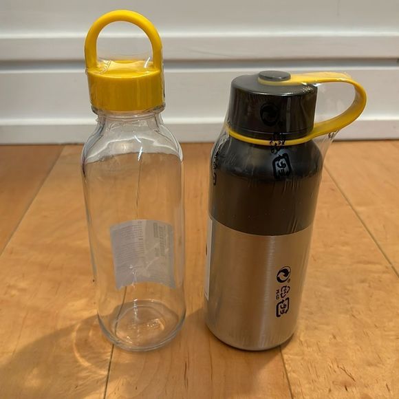 Insulated Travel Mug 22 Oz & Glass Water Bottle - Picture 2 of 12